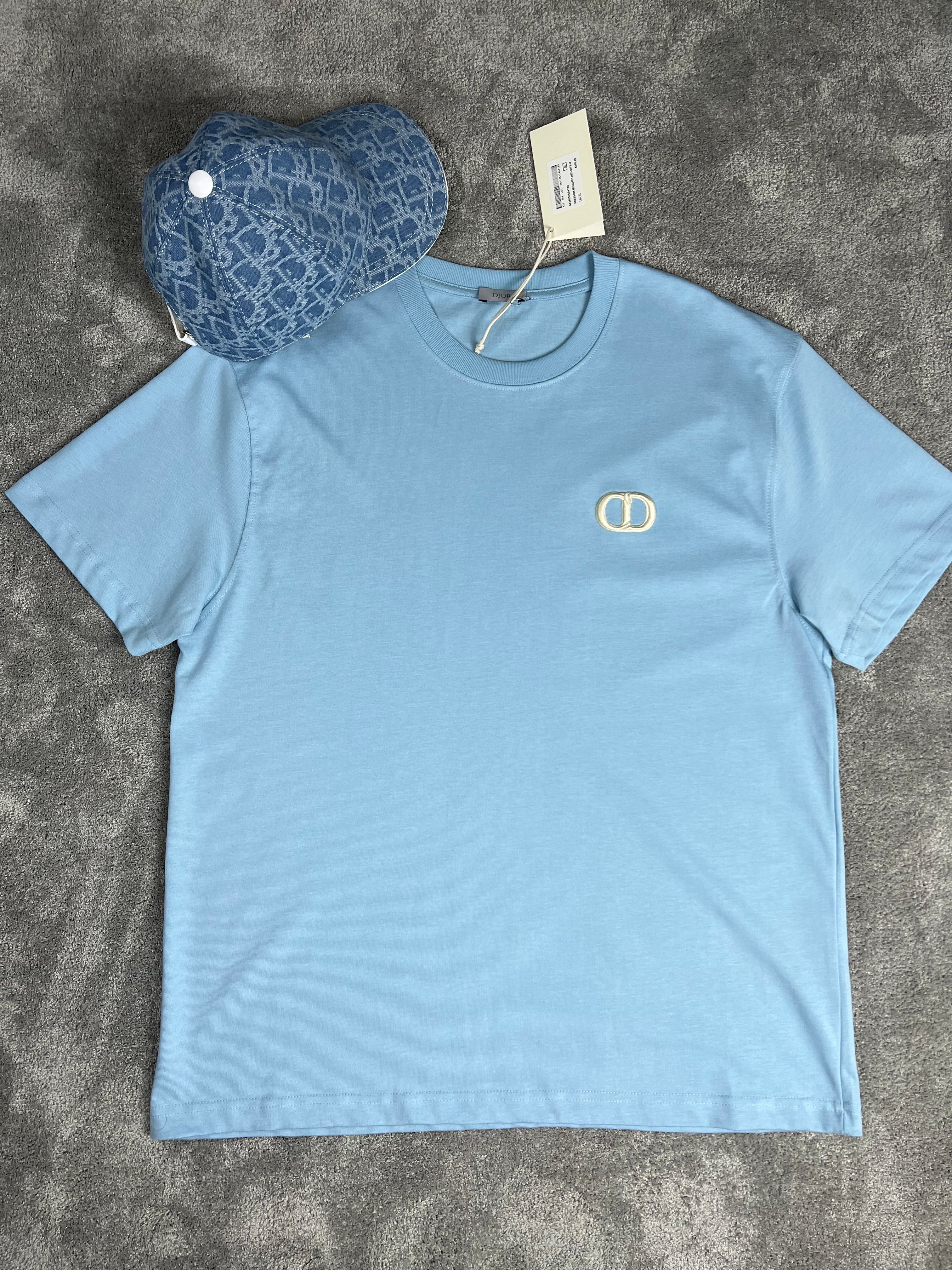 Dior T-shirt Blauw