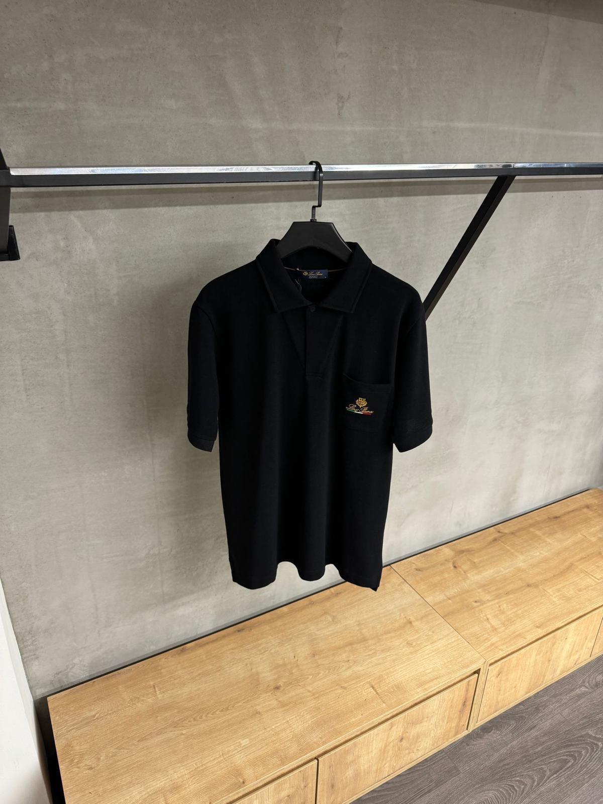 Loro Piana Polo Zwart