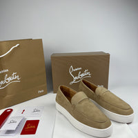 Louboutin loafers Beige