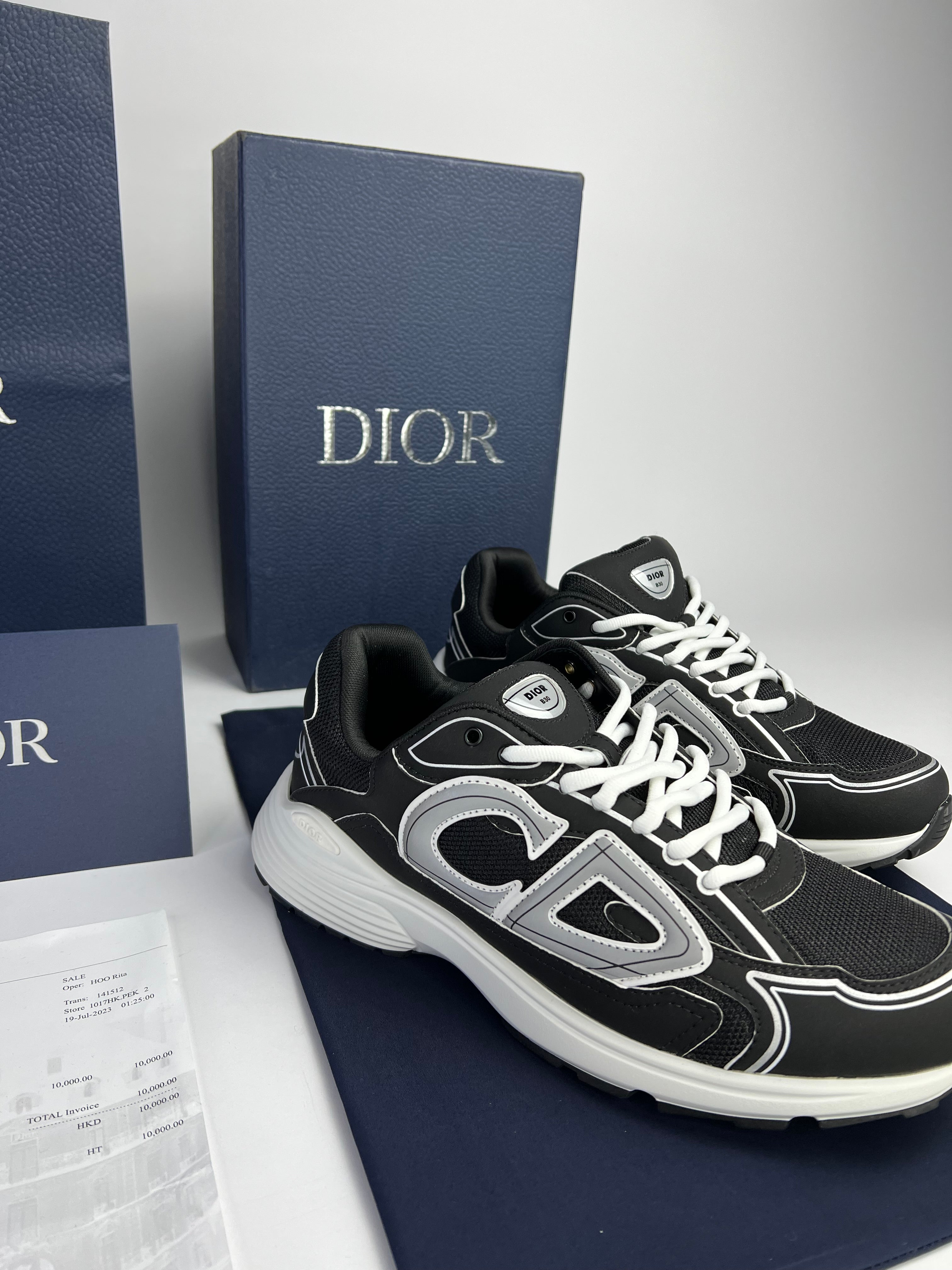 Dior B30 Sneaker Zwart/Wit