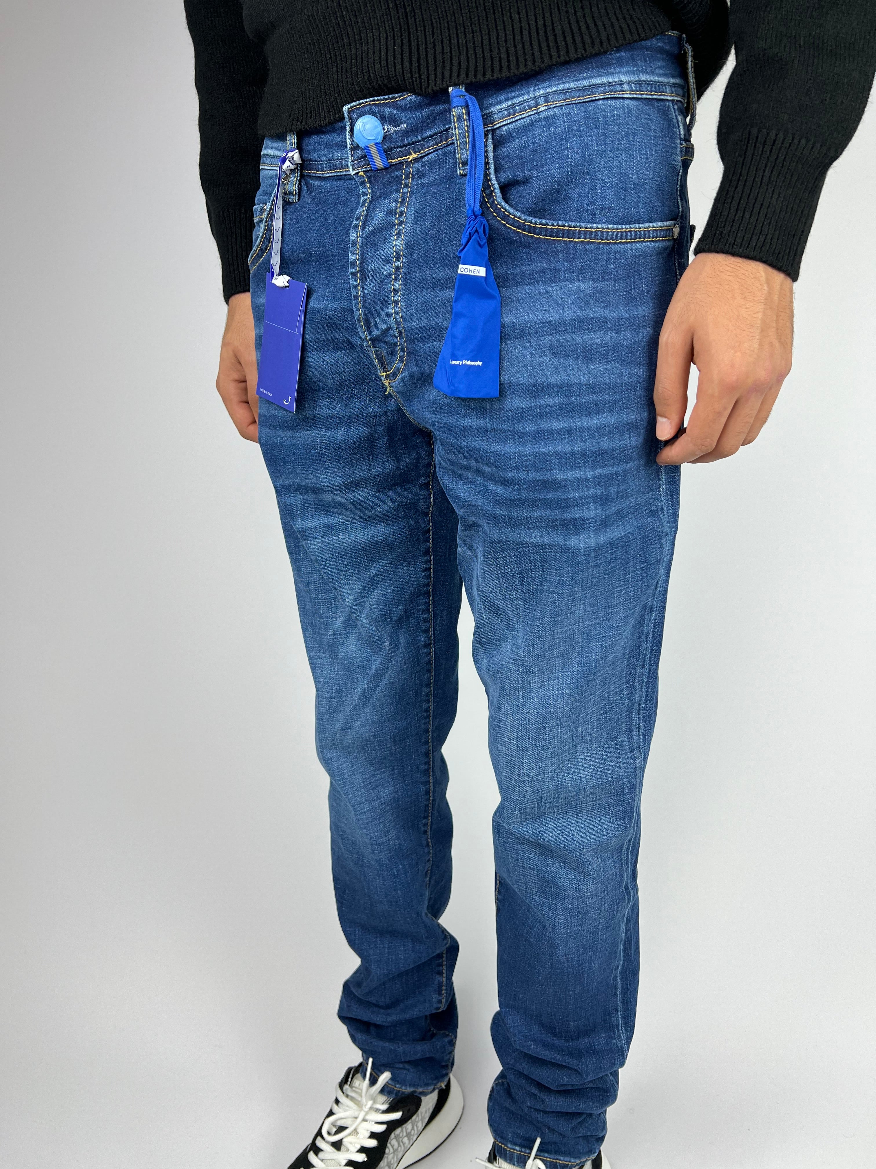 Jacob cohën Jeans donkerblauw