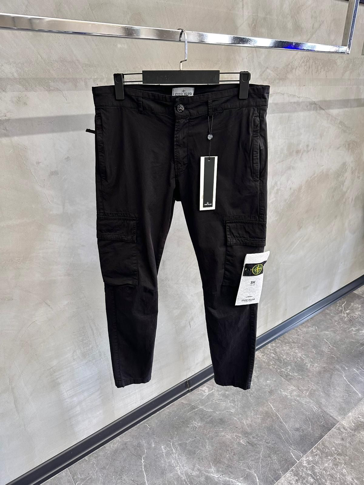 Stone Island Cargobroek Zwart