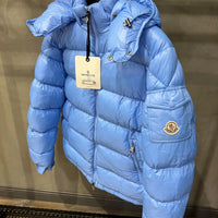 Moncler Maya Jas Babyblauw (NFC SCAN)