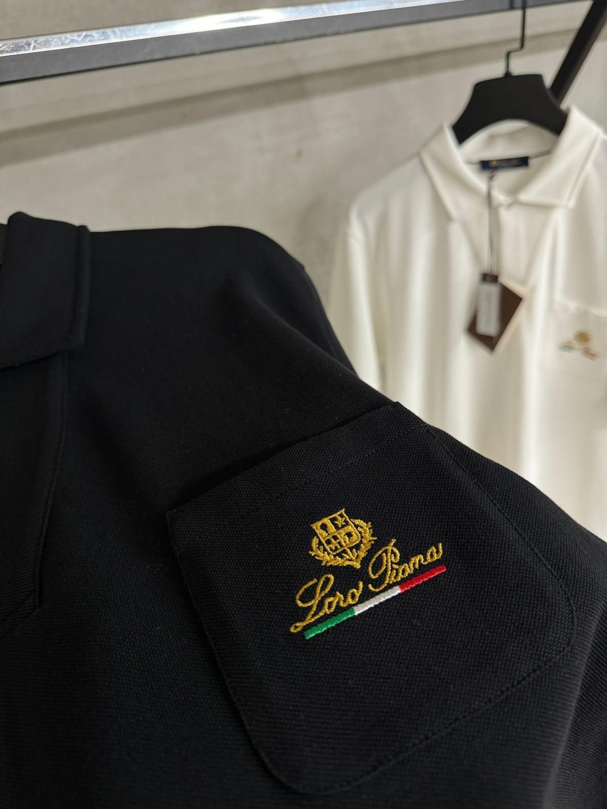 Loro Piana Polo Zwart