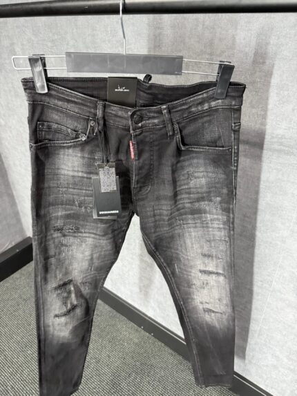 Dsquared2 Black Jeans Beige Label