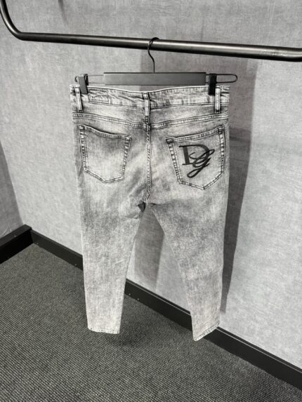 Docle & Gabbana Grey Jeans Big Logo