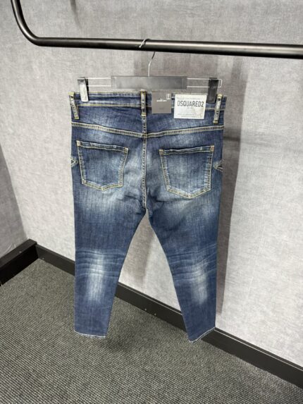 Dsquared2 Blue Star Jeans Glimmende Label