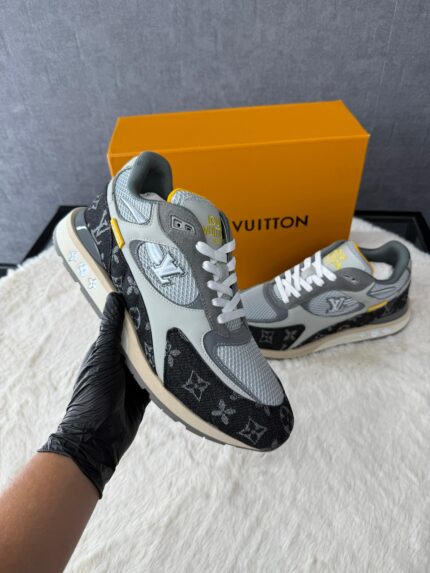 Louis Vuitton Run Away Sneakers Grey Yellow
