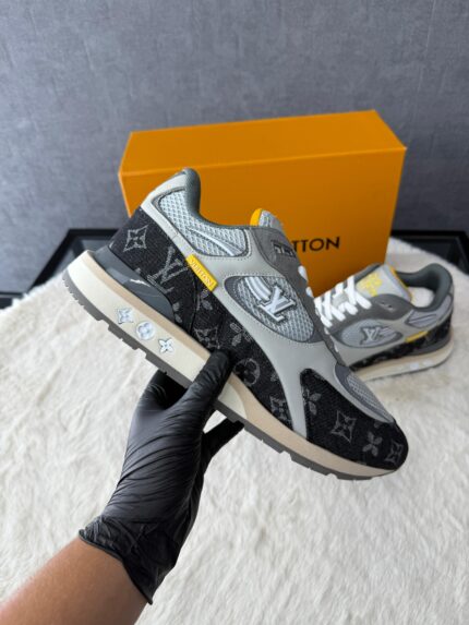 Louis Vuitton Run Away Sneakers Grey Yellow