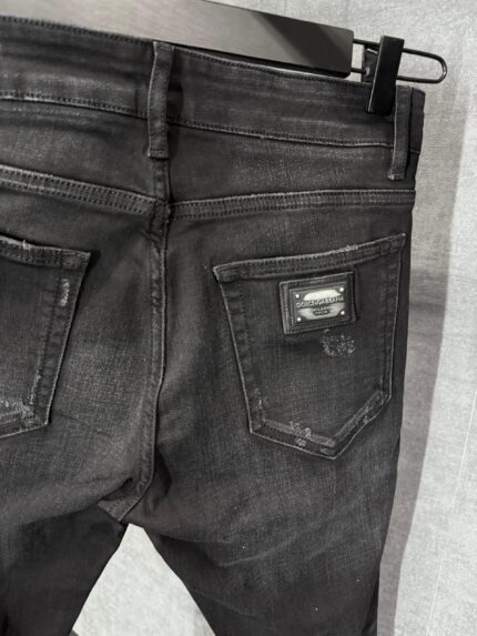 Docle & Gabbana Black Jeans Black Plakaat