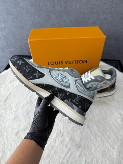 Louis Vuitton Run Away Sneakers Grey Yellow
