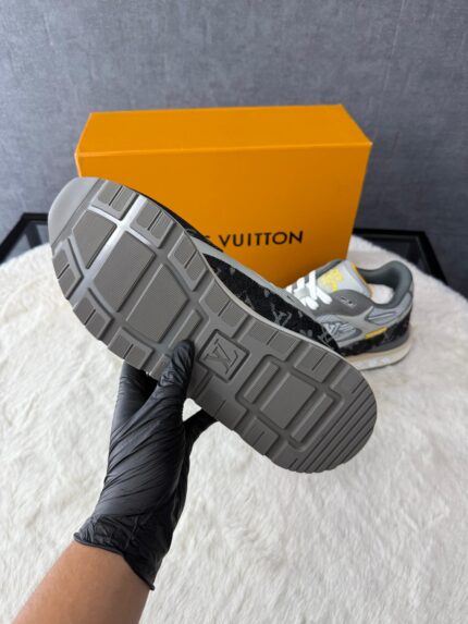 Louis Vuitton Run Away Sneakers Grey Yellow
