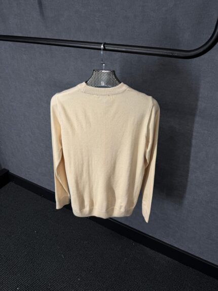 Ami Sweater Beige Zachte Stof