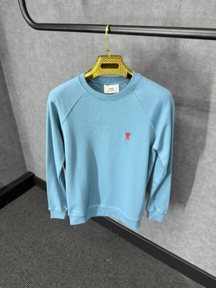 Ami Light Blue Sweater