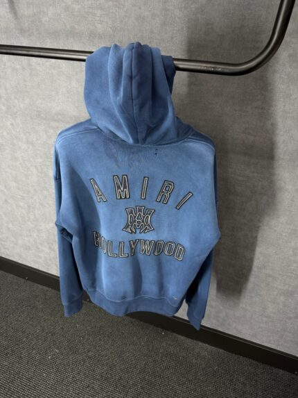 Amiri Blue Hoody High Quality