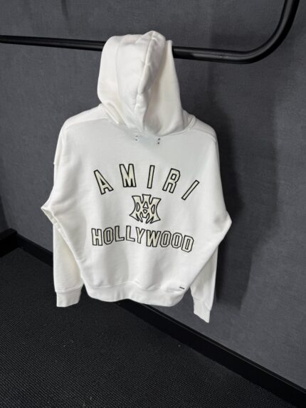 Amiri White Hoody High Quality