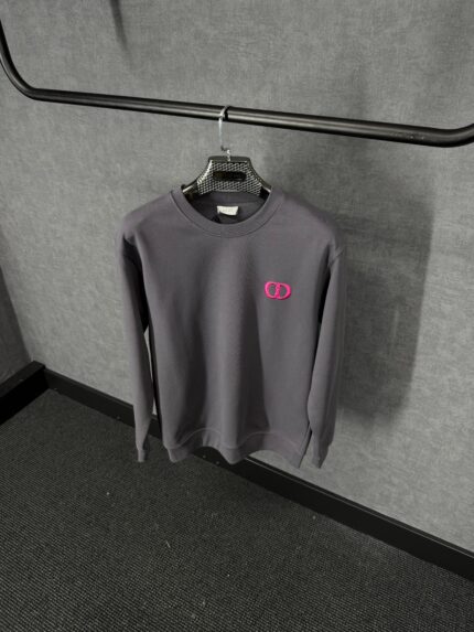 Christian Dior CD Sweater Grey, Purple Logo