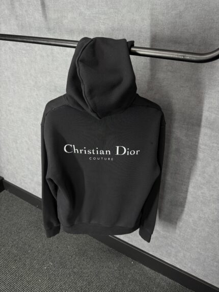 Christian Dior Black Hoody High Quality