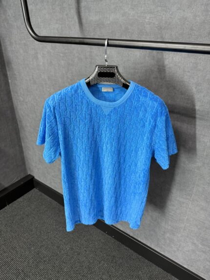 Christian Dior Oblique Blue T-Shirt