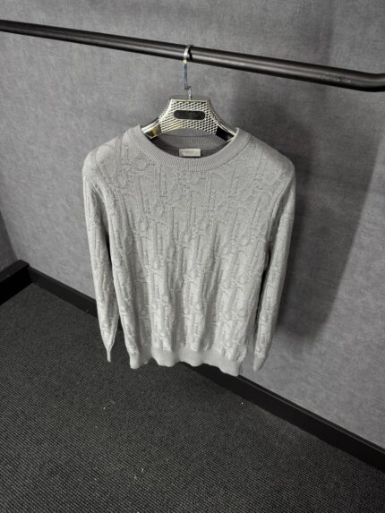 Christian Dior Oblique Beige Sweater High Quality