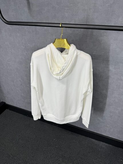 Balenciaga White Hoody Big Text