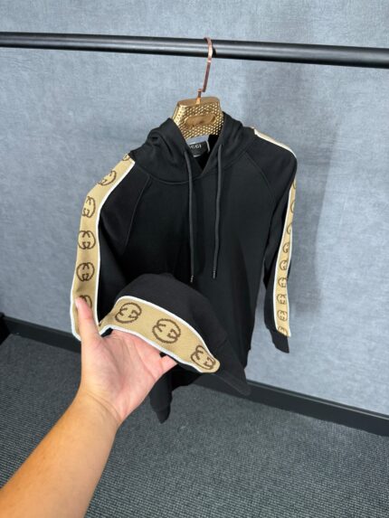 Gucci Black Hoody Patroon