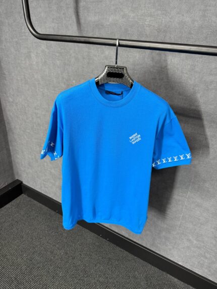 Louis Vuitton Blue T-Shirt Arm Logo