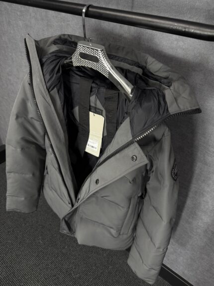 Canada Goose Mac Millan Grey, Black Label High Quality