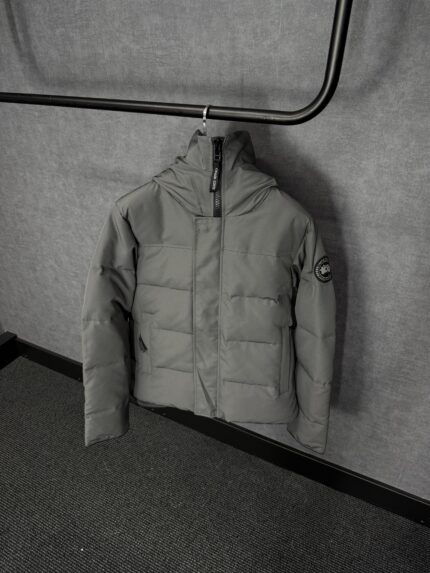 Canada Goose Mac Millan Grey, Black Label High Quality