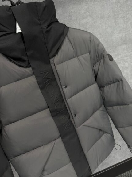 Moncler Madeira Hooded Short Down Jacket Grey + NFC High Quality
