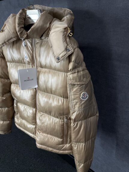 Moncler Maya Brown Winter Jacket + NFC LOGO