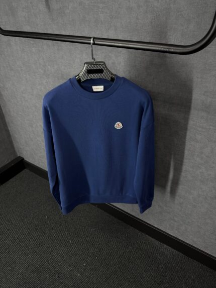 Moncler Basic Logo Sweater Dark Blue