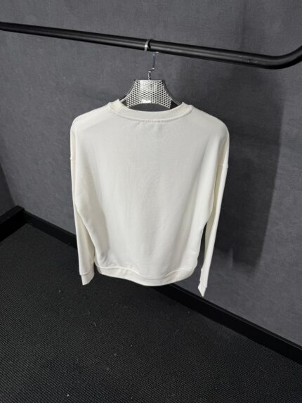Moncler Basic Logo Sweater White