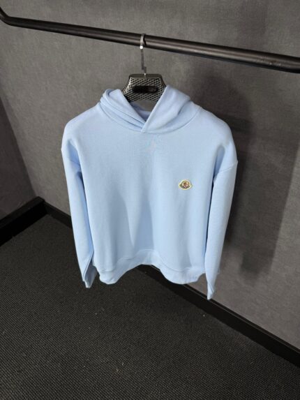 Moncler Blue Hoody High Quality
