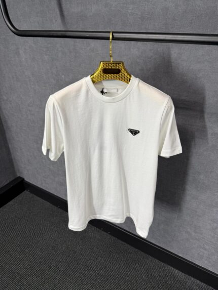 Prada Wit T-Shirt Simpel