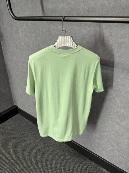 Moncler Mint Green T-Shirt Simpel Logo