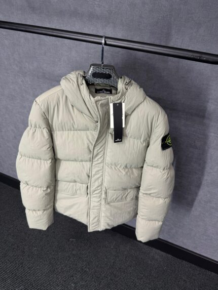 Stone Island Khaki Winterjas