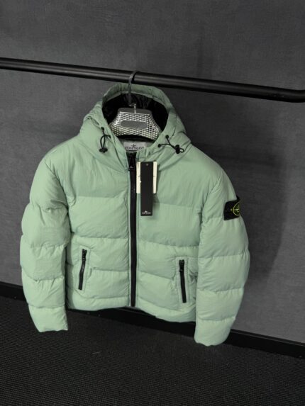 Stone Island Lichtgroen Winterjas