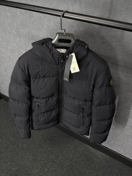 Stone Island Zwart Winterjas