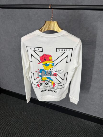 Off-White White Sweater Kruis