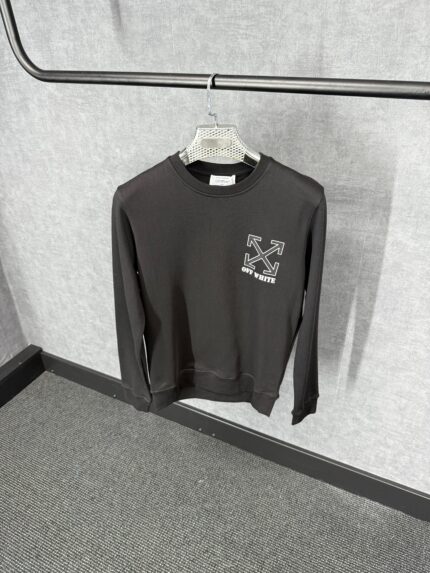 Off-White Black Sweater Kruis