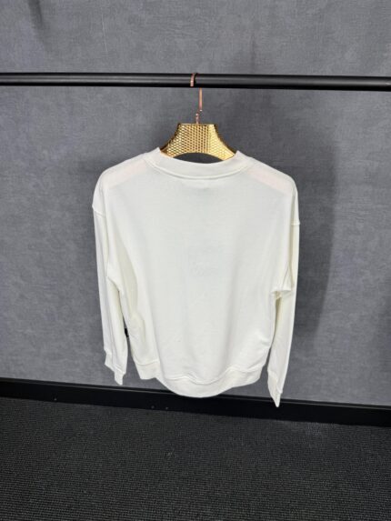 Palm Angels White Sweater Yellow Heart