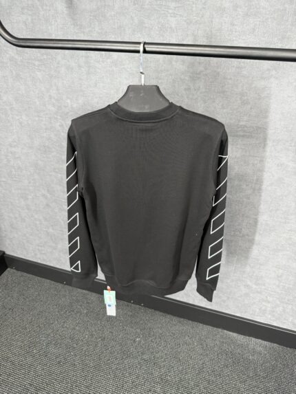 Off-White Black Sweater Arm Logo