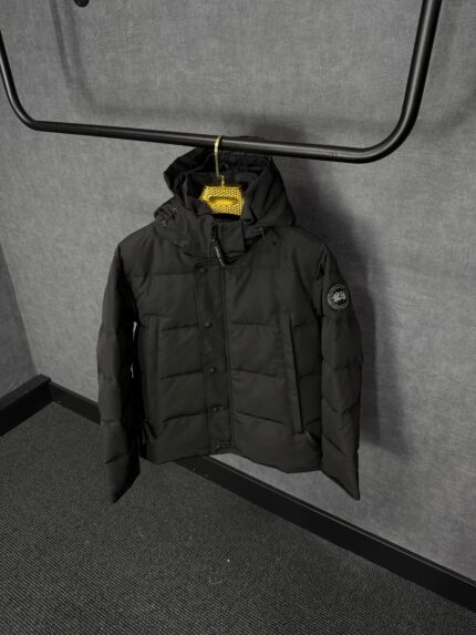 Canada Goose Wyndham Black, Black Label High Quality