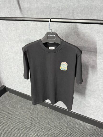 Casablanca Black T-Shirt Chinese