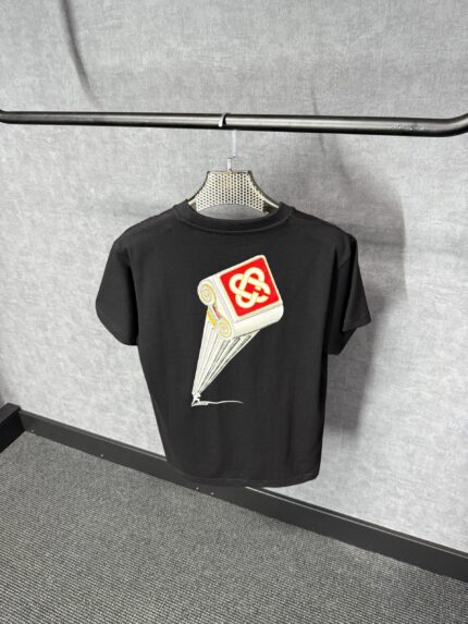 Casablanca Black T-Shirt Pilaar