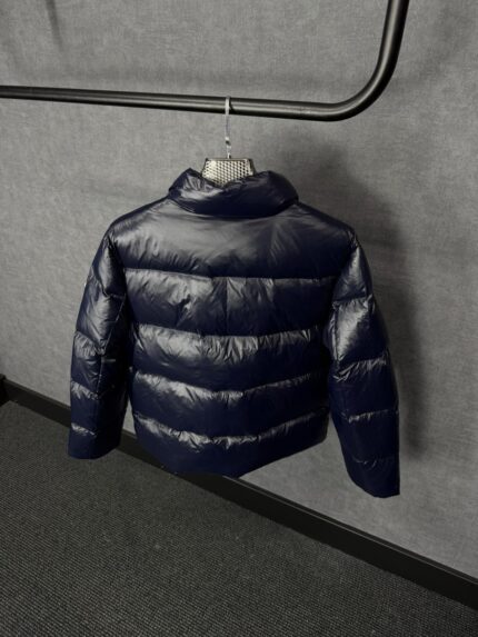 Gucci GG Canvas Puffer Dons Jacket Dark Blue High Quality
