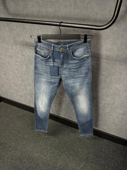 Louis Vuitton Blue Jeans Big Logo Label