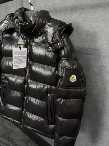 Moncler Maya Black Winter Jacket + NFC LOGO