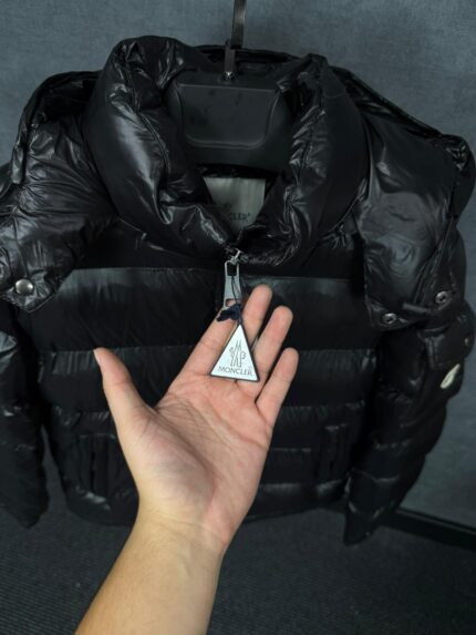 Moncler Maya Black Winter Jacket + NFC LOGO